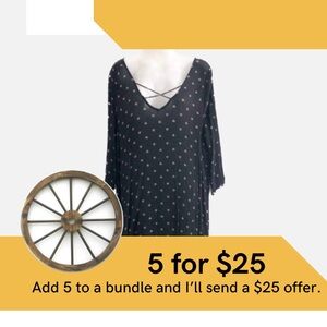 Twik v-neck mini dress.